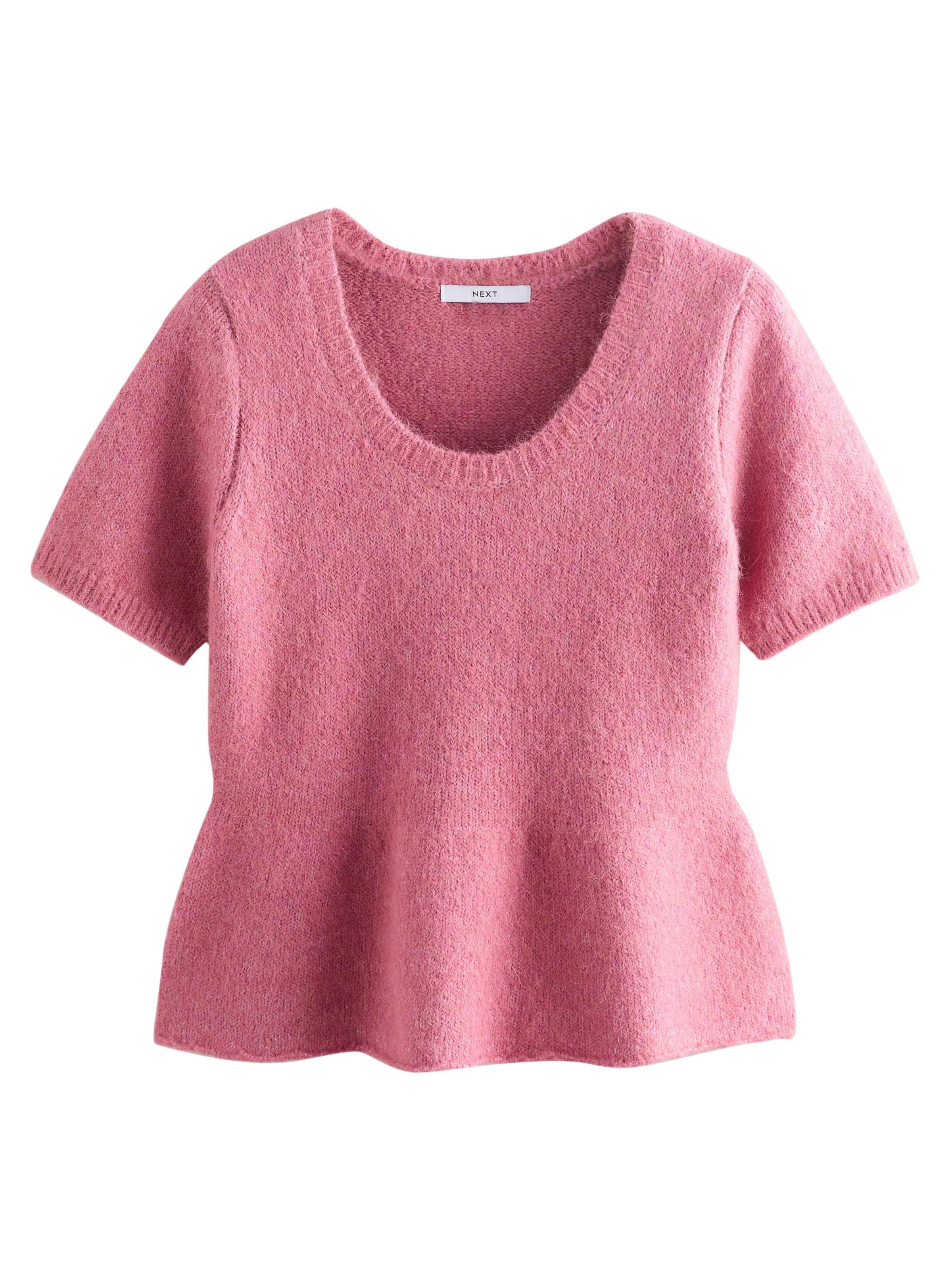 Next Свитер в Ярко-розовый: спереди