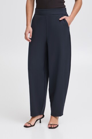 Barrel Pantalon 'IHKate' ICHI en bleu : devant