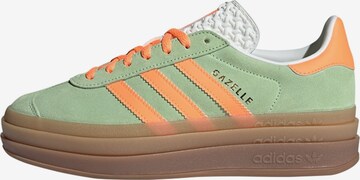 ADIDAS ORIGINALS Sneakers 'Gazelle Bold' in Green: front