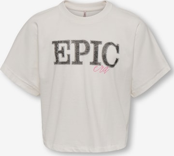 ONLY GIRLS Футболка 'KOGSTELLA' в Белый: спереди