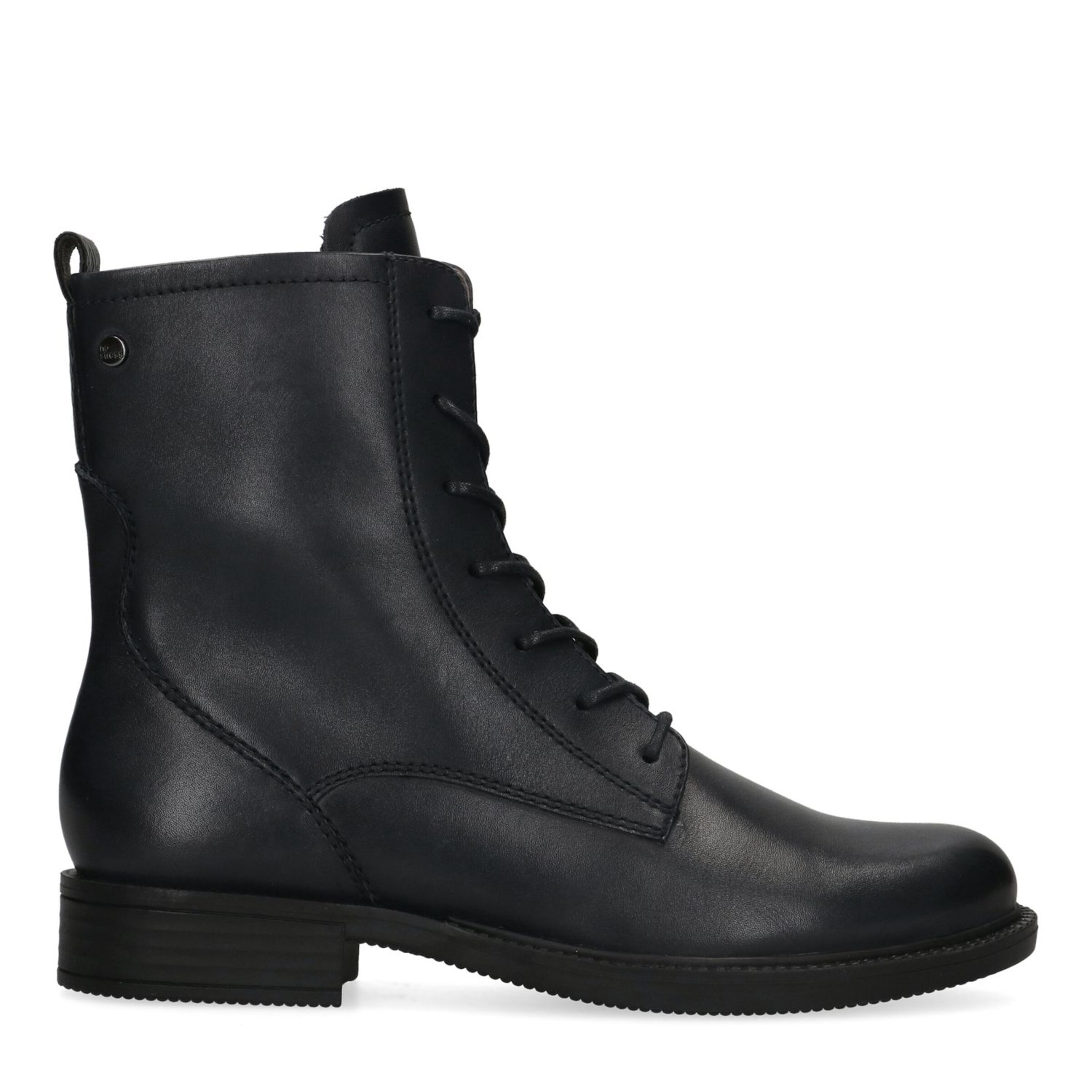 MANFIELD Lace-Up Ankle Boots in Blue