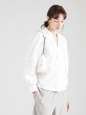 Lindex Blouse 'Lorin' in Wit: voorkant