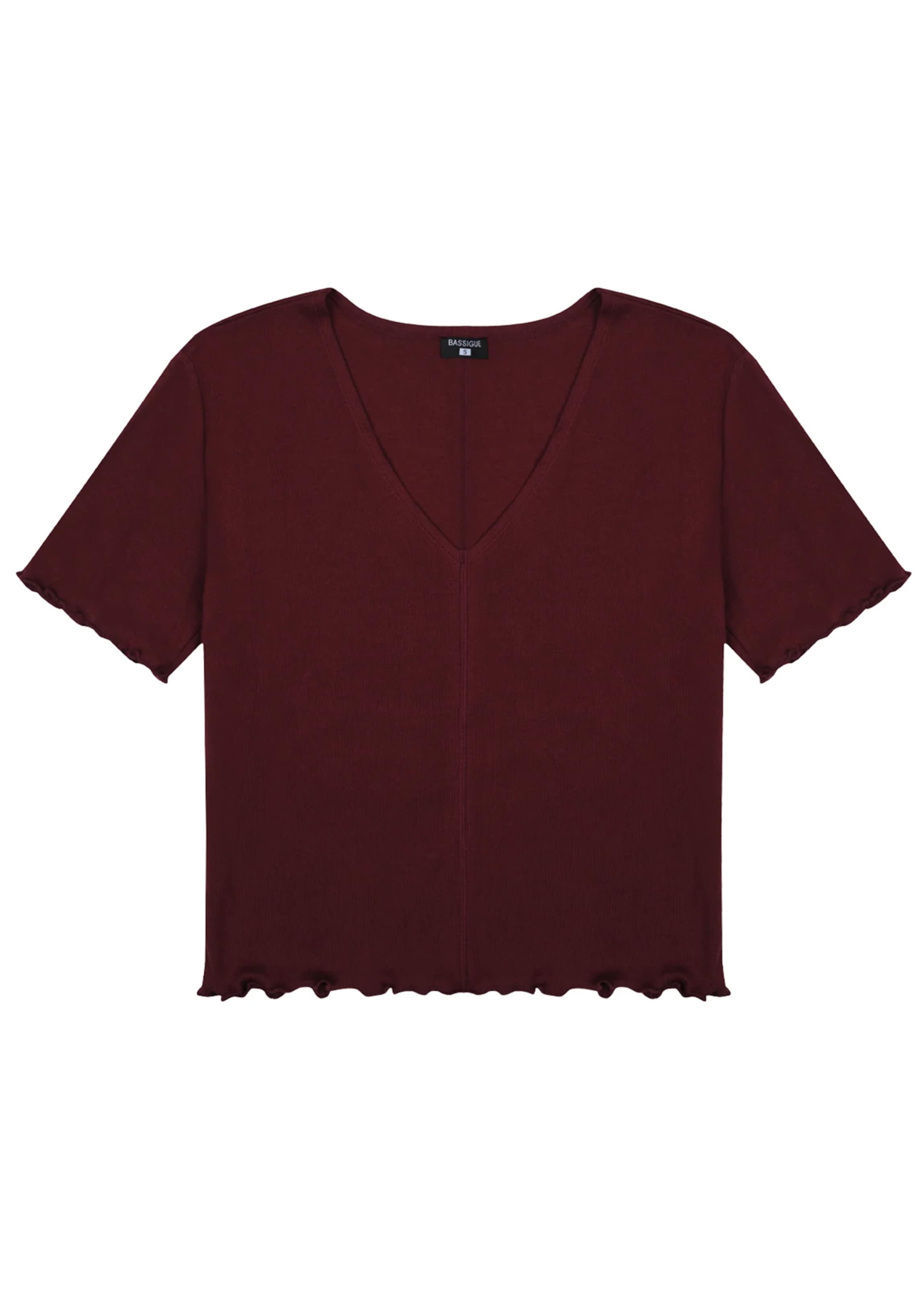 BASSIGUE Shirt in XS in Burgundy, Item view