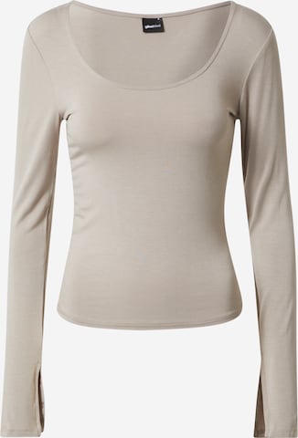 Gina Tricot T-shirt 'Agnes' i grå: framsida