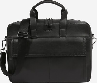 Geantă laptop Calvin Klein pe negru / argintiu, Vizualizare produs