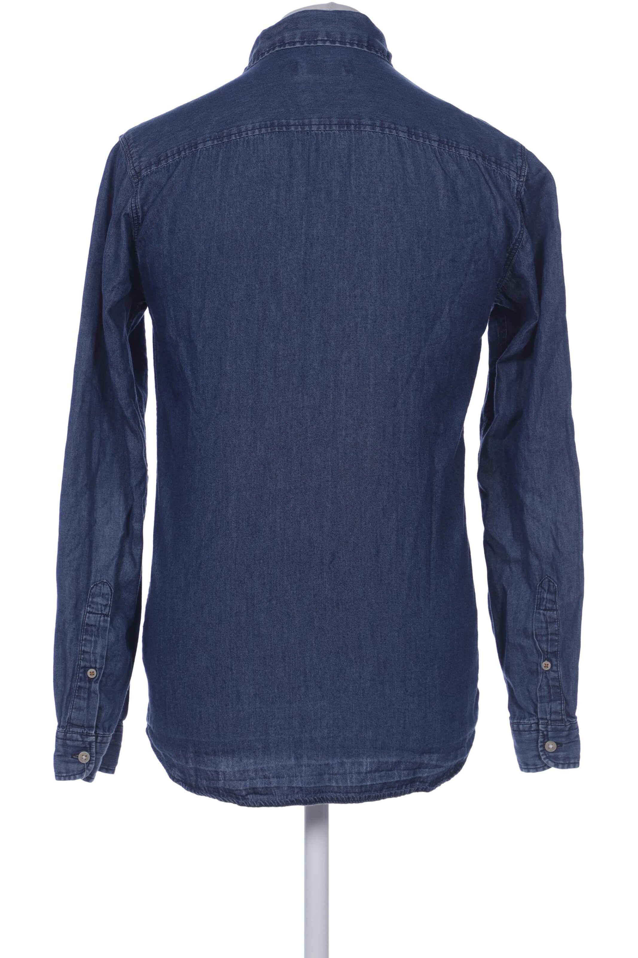 JACK & JONES Button Up Shirt in S in Blue
