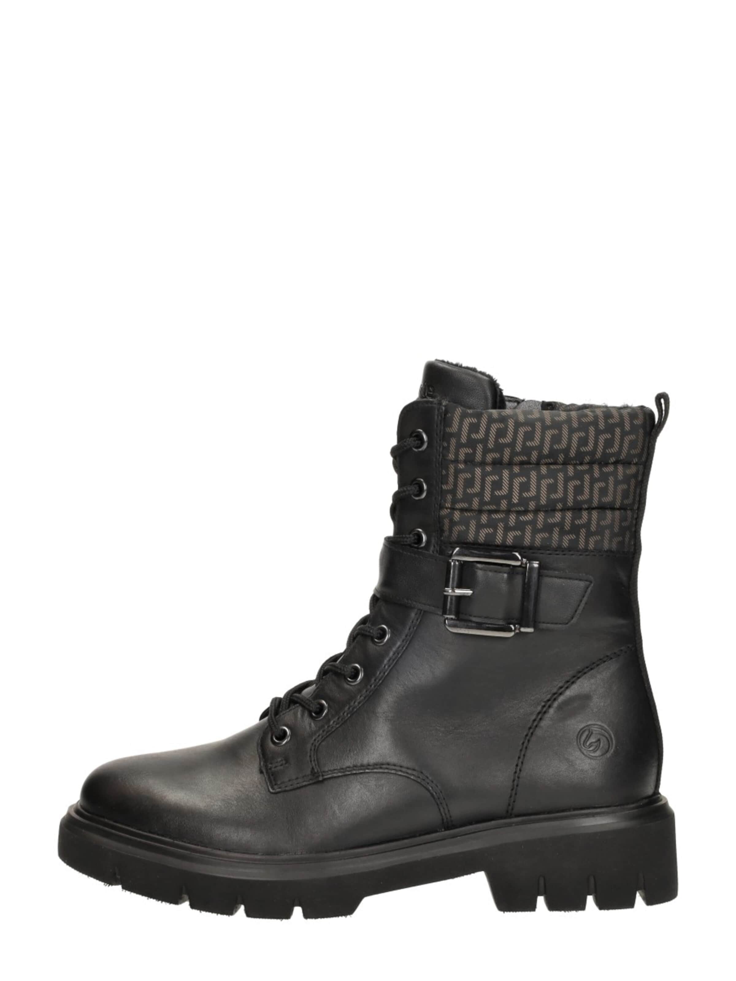 Bottines à lacets REMONTE en noir