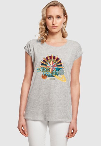 T-shirt 'Captain Marvel - Movie Star Power' ABSOLUTE CULT en gris : devant