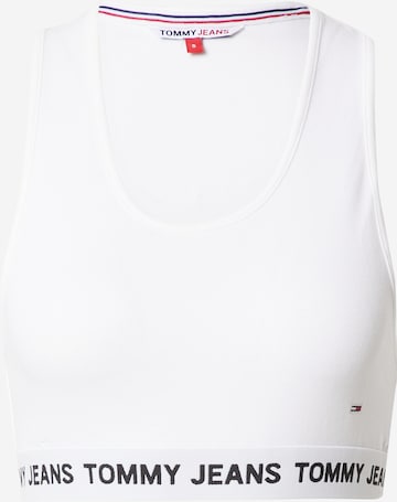 Tommy Jeans Top in White: front