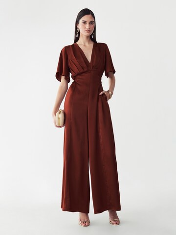 Willa Jumpsuit in Brown