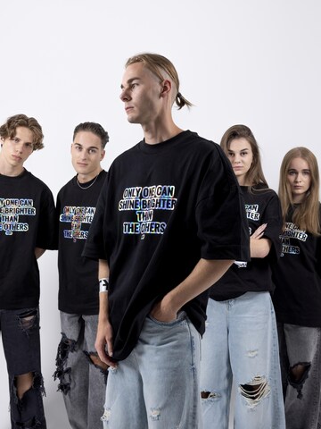 BTY Oversized tričko 'Unisex Oversized T-shirt' – černá