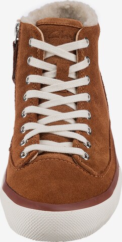 CLARKS Lace-Up Ankle Boots 'Aceley' in Brown