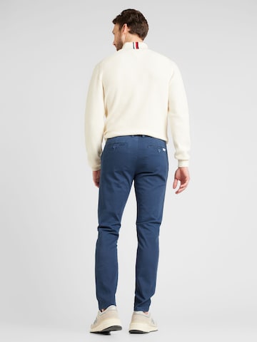 Lindbergh - Slimfit Pantalón chino 'Superflex' en azul