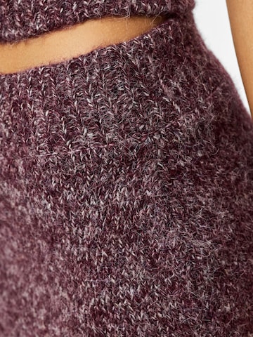 Jupe 'PCSOFTCRUSH' PIECES en rouge