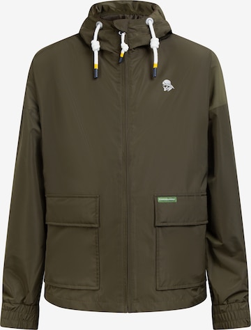 Schmuddelwedda Weatherproof jacket in Green: front