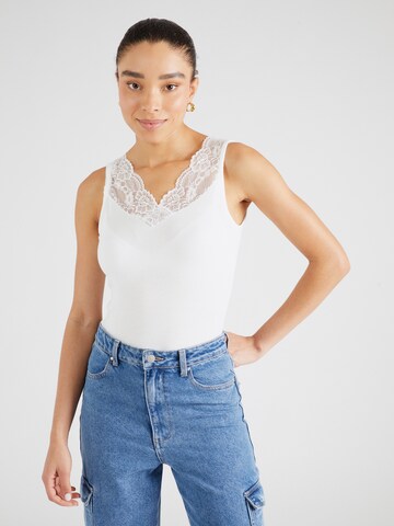 Fransa Top 'HIZAMOND' in White: front