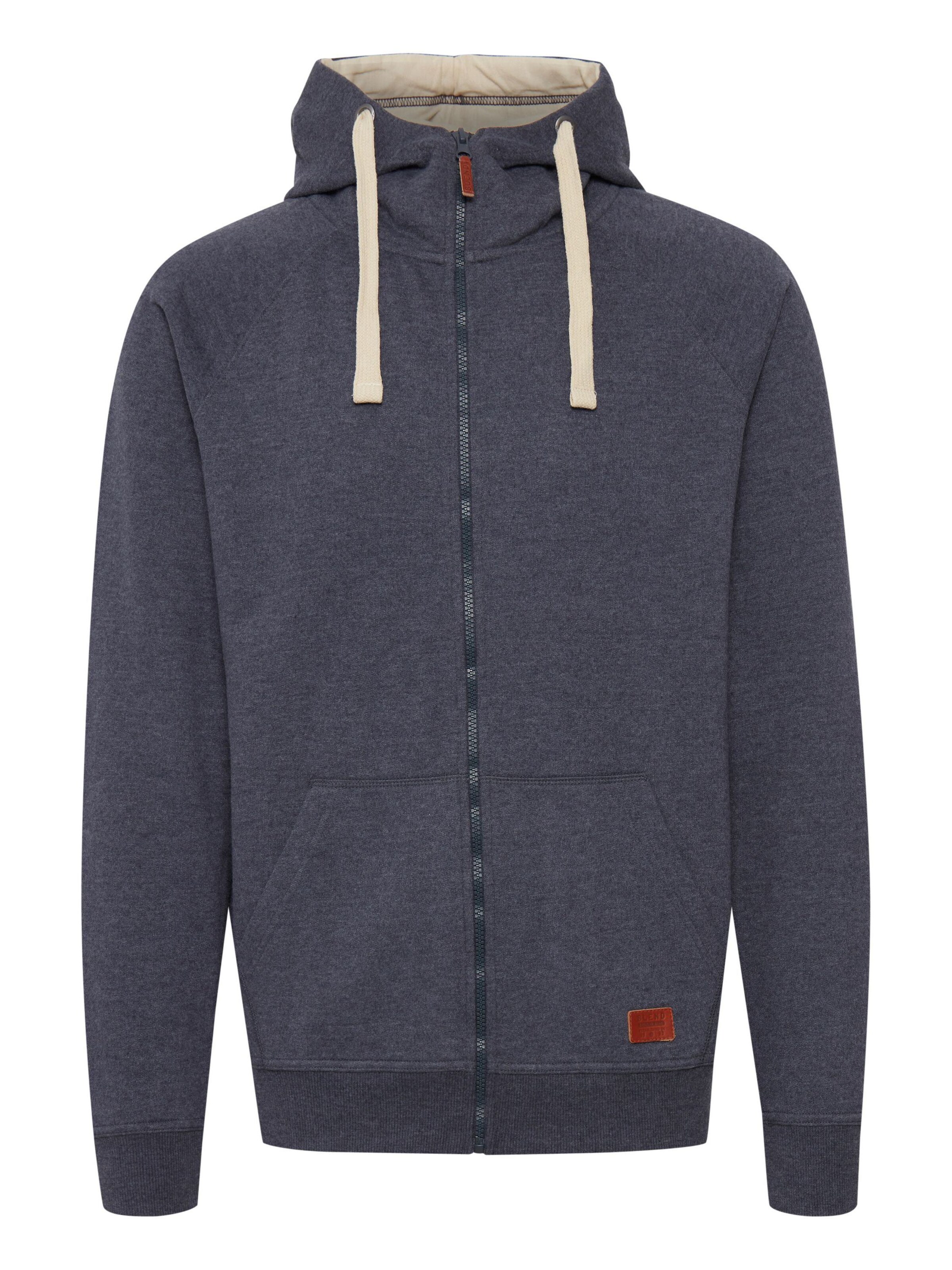 BLEND Sweatvest 'Speedy' in Blauw: voorkant