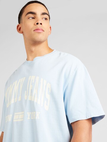 Tommy Jeans T-Shirt 'VARSITY' in Blau