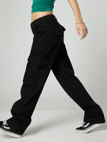 Wide leg Pantaloni 'Frances' di A LOT LESS in nero