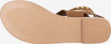 DreiMaster Vintage T-bar sandals 'Boline' in Beige