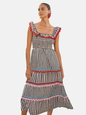 love & rosesLjetna haljina - crna boja: prednji dio