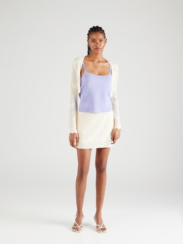 florence by mills exclusive for ABOUT YOU Stick felső 'Sweet Hibiscus' - lila