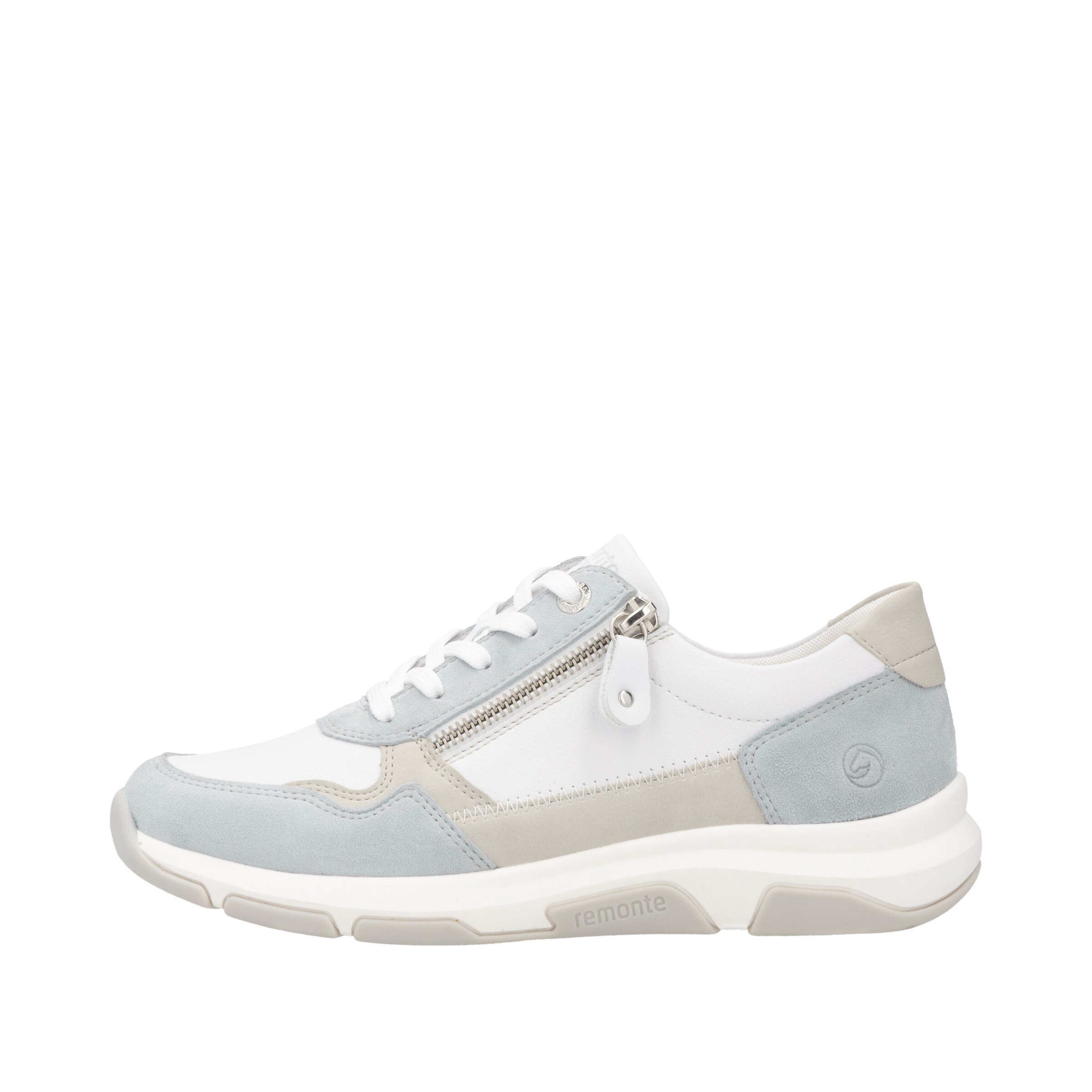 Baskets basses 'D1S03' REMONTE en blanc