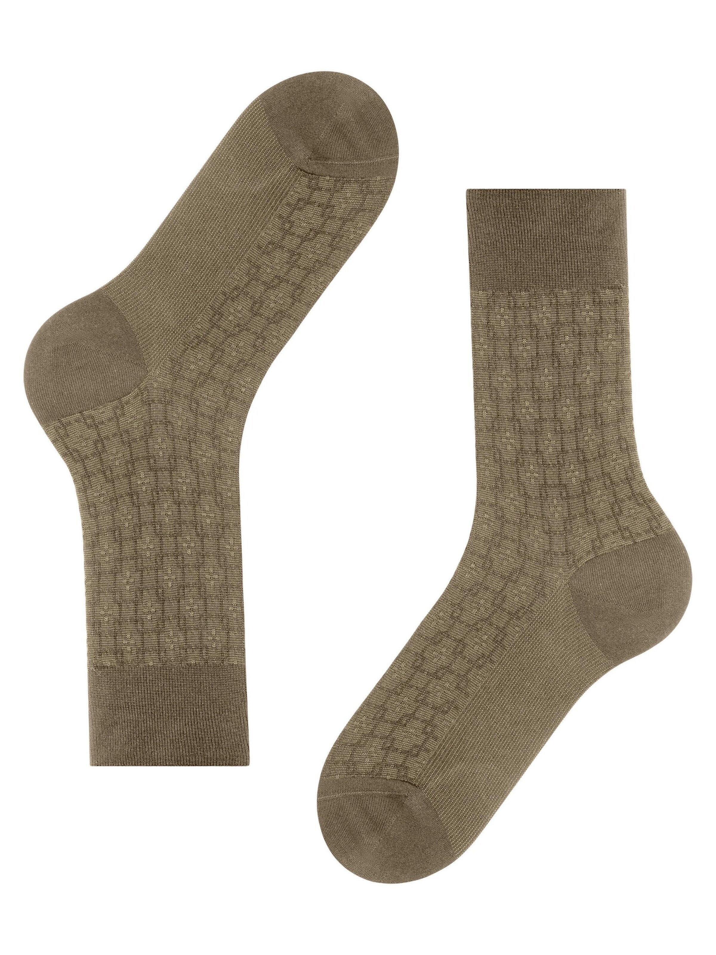 FALKE Socks 'Artwork Tie' in Beige