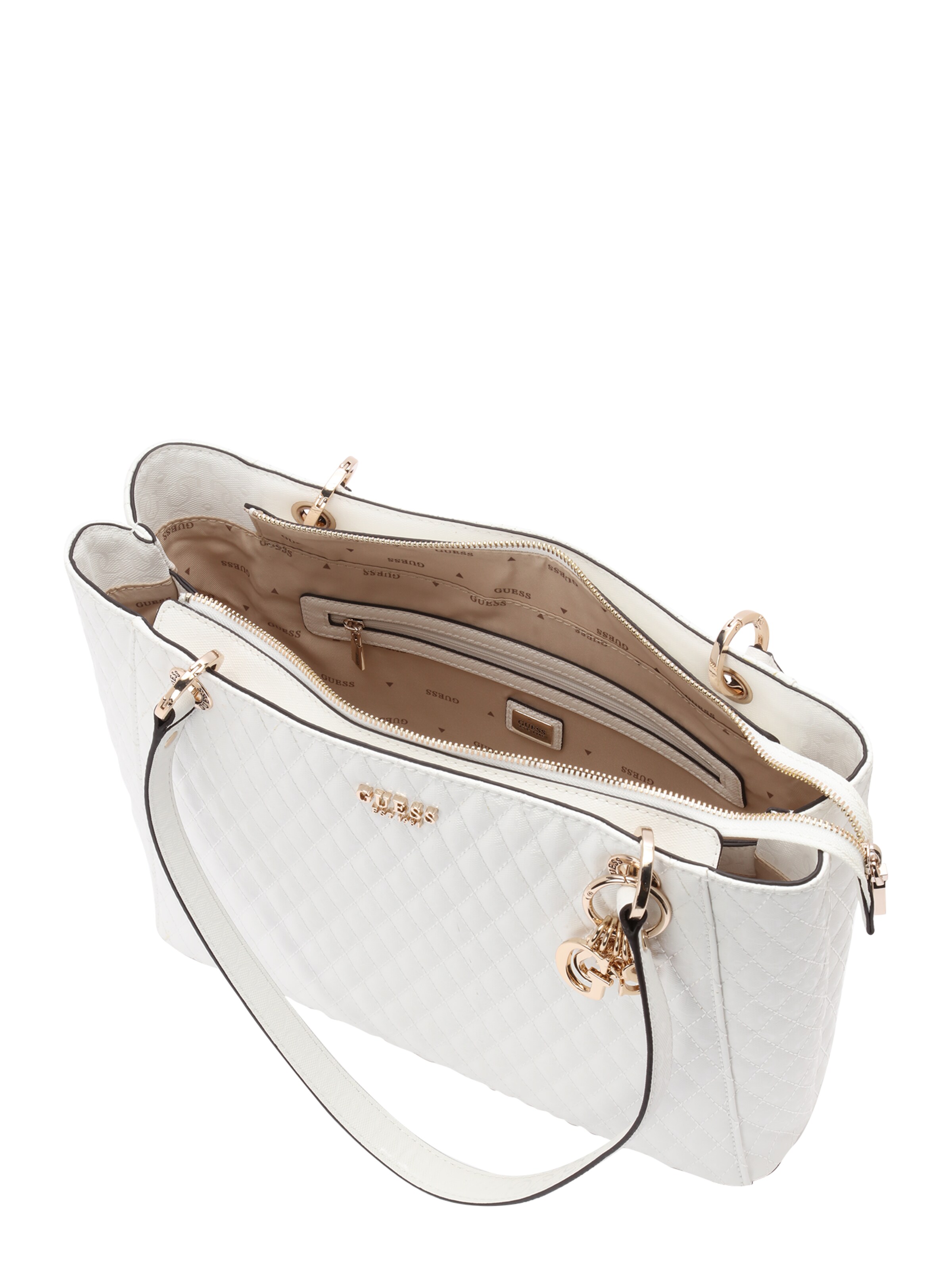GUESS Válltáska 'Betula' - fehér