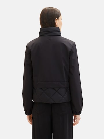 TOM TAILOR Between-Season Jacket in Black