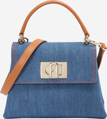 FURLA - Bolso de mano '1927' en azul: frente