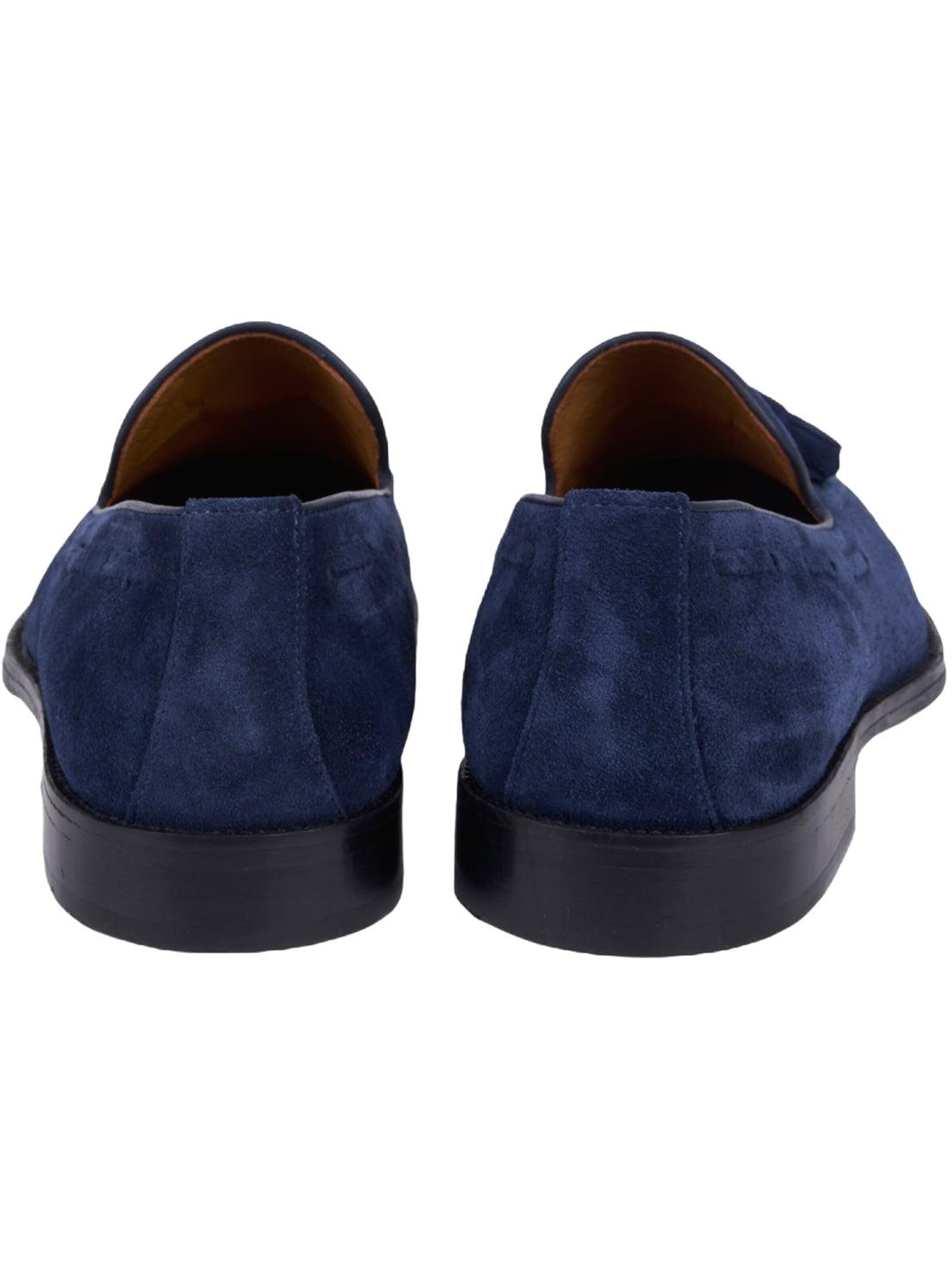 Desa Moccasins 'DESA Herren-Loafer aus Wildleder mit Quasten' in Blue