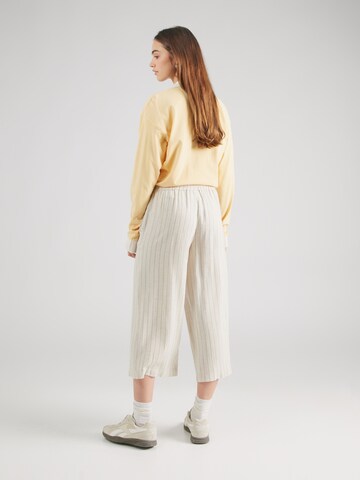 PIECES Wide leg Broek 'PCPia' in Beige