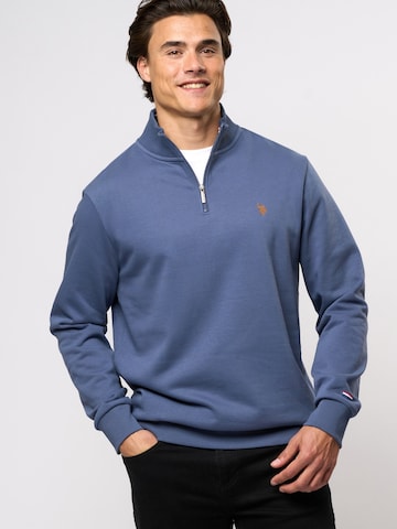Pull-over 'Kurt' U.S. POLO ASSN. en bleu : devant