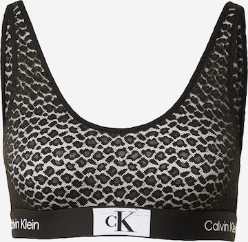 Calvin Klein Underwear Bustier Rintaliivi värissä musta: edessä