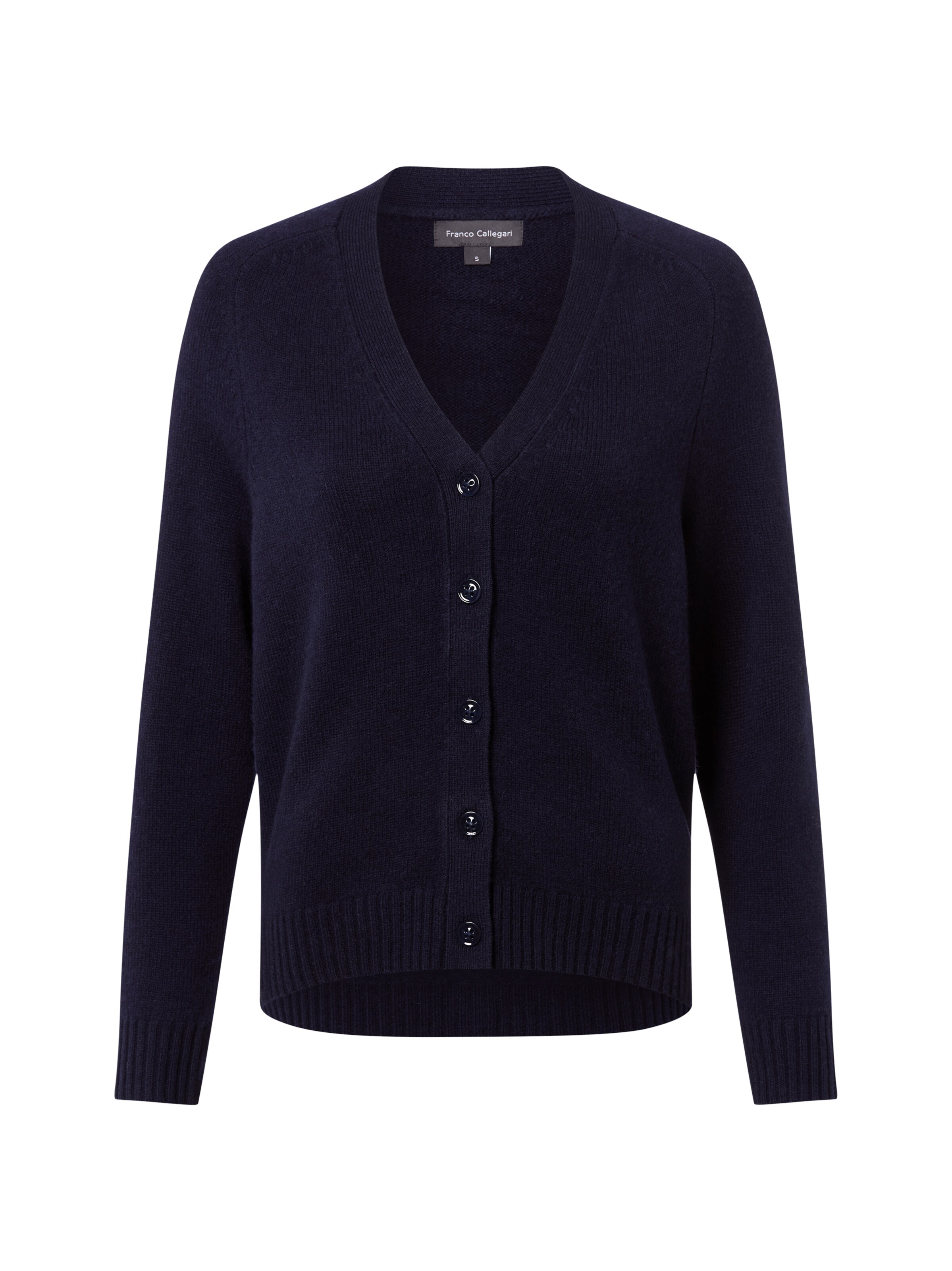 Franco Callegari Strickjacke in Blau: Vorderseite