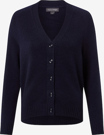 Franco Callegari Gebreid vest in Blauw: voorkant