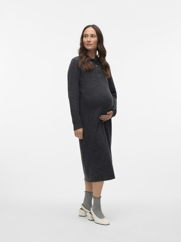 Vero Moda Maternity Gebreide jurk 'VMMebba' in Grijs