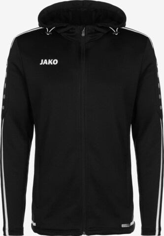 JAKO Athletic Jacket 'Striker 2.0' in Black: front