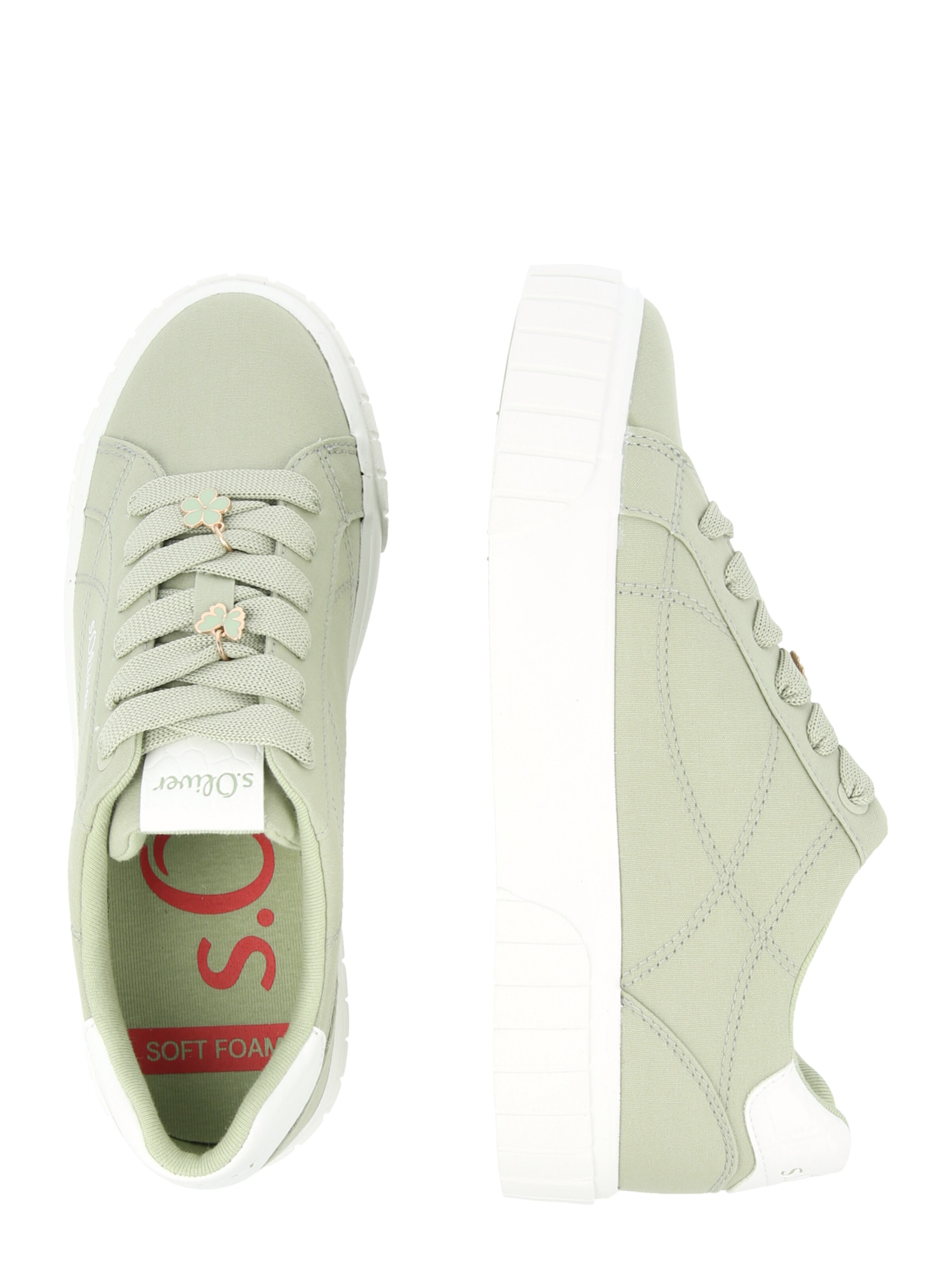 s.Oliver Σνίκερ χαμηλό σε πράσινο