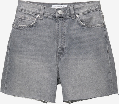 Pull&Bear Shorts in grey denim, Produktansicht