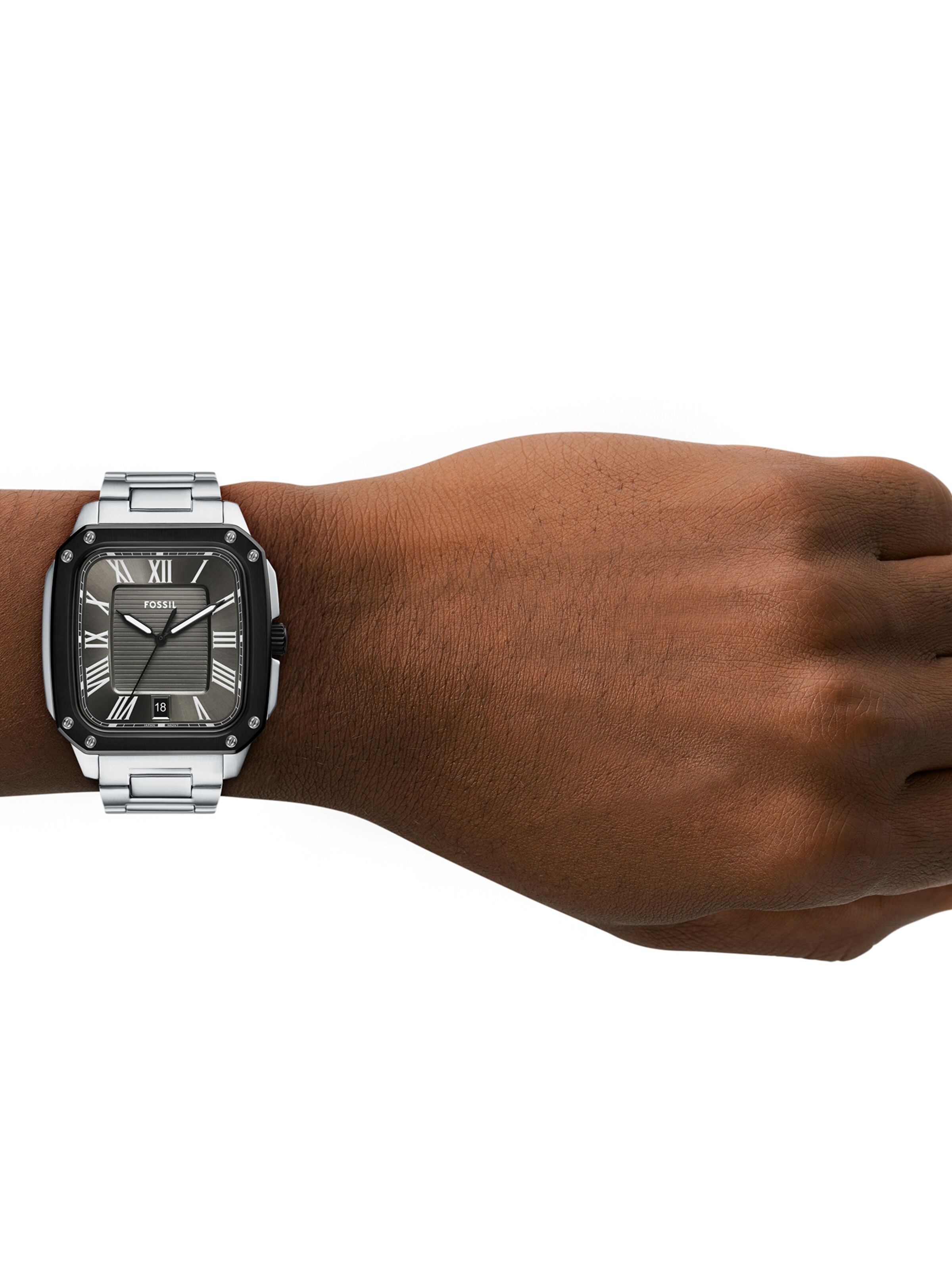 FOSSIL Аналоговые часы в Серебристый