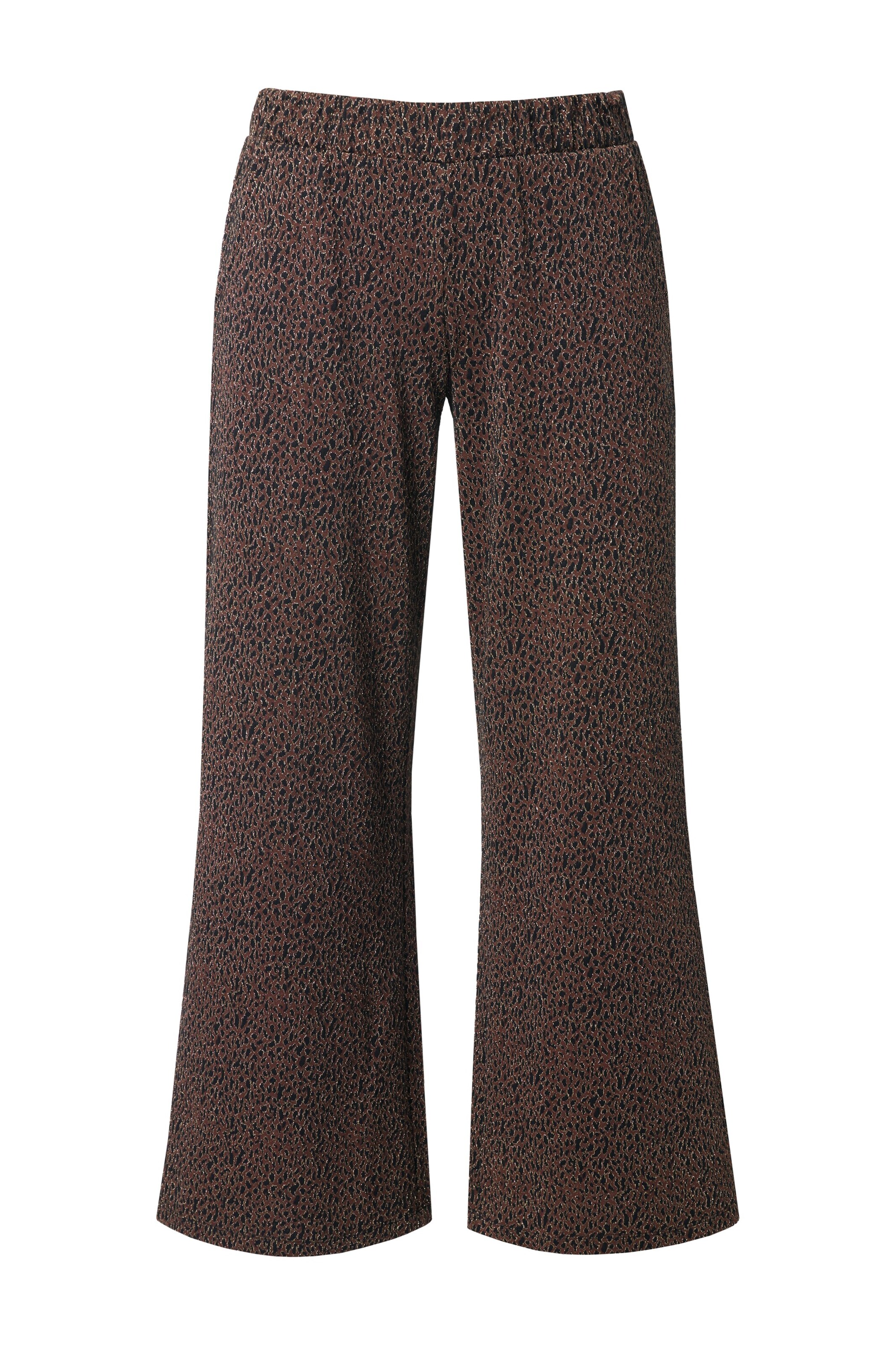 MIAMODA Wide Leg Hose in Braun: Vorderseite