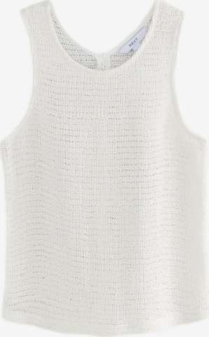 smėlio Next Megzta palaidinė be rankovių: priekis