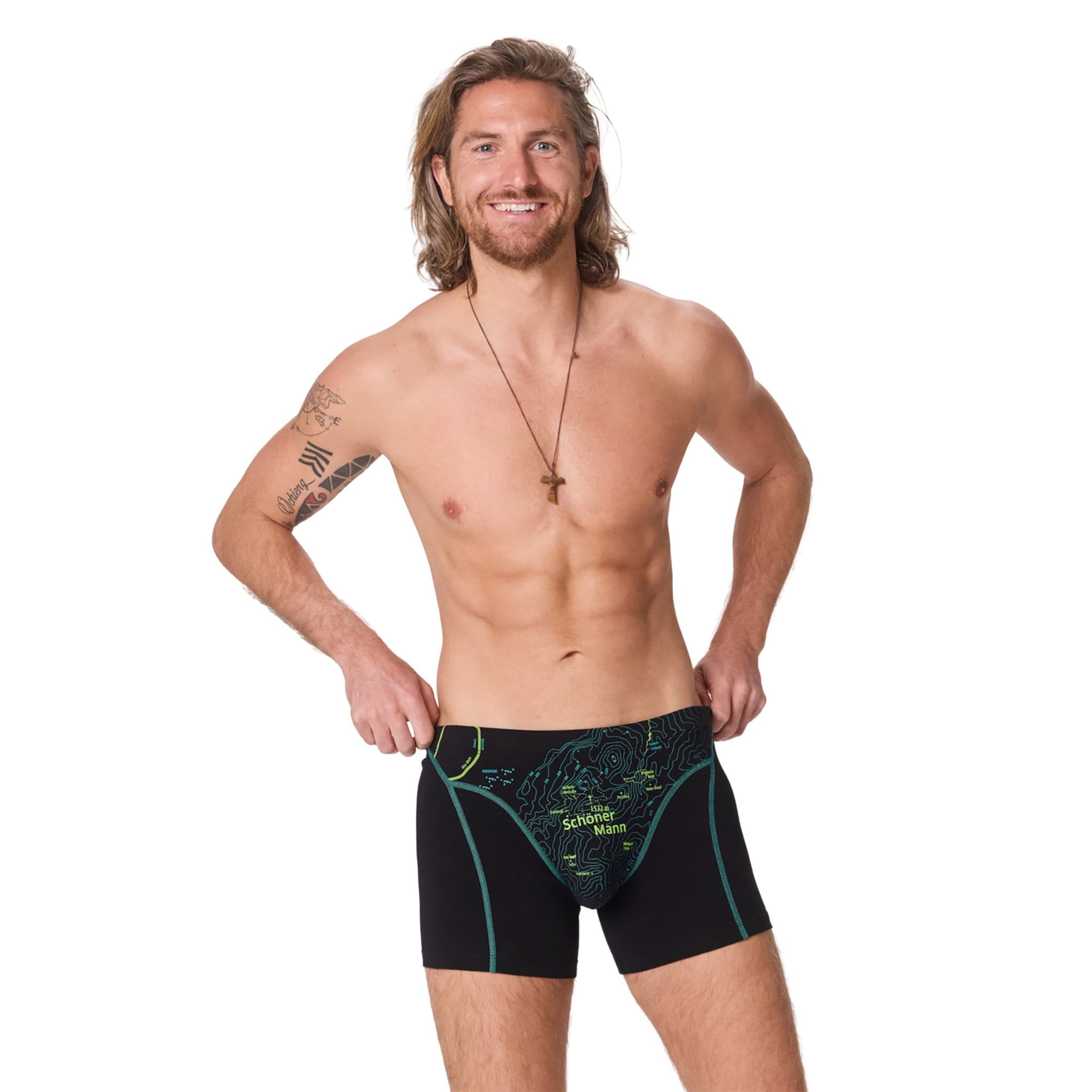 Ein schöner Fleck Erde Trunks in Schwarz