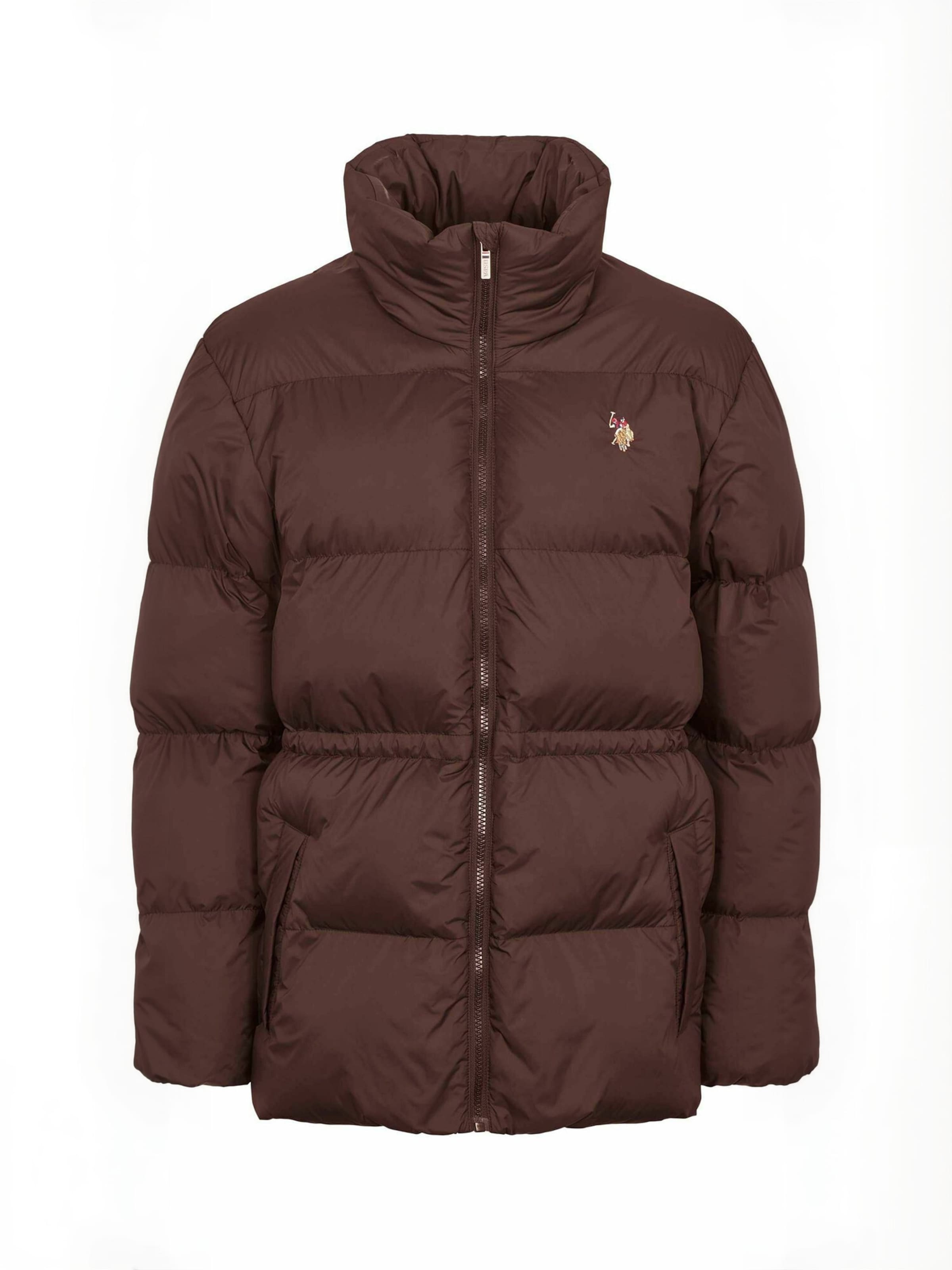 U.S. POLO ASSN. Winter jacket ' UWEdna ' in Braun: Vorderseite