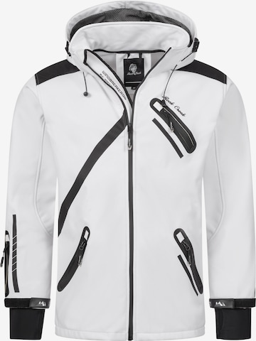 Rock Creek Outdoor jacket in White: front