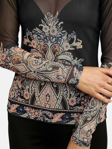 Liberte Essentiel T-shirt ' MESH ' in Schwarz