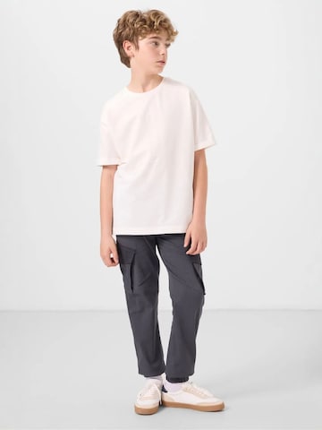 Pantalon 'TOMMY Kinder Cargo-Joggerhose' Tommy Life en gris : devant