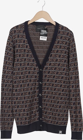 John Richmond Strickjacke XL in Blau: Vorderseite